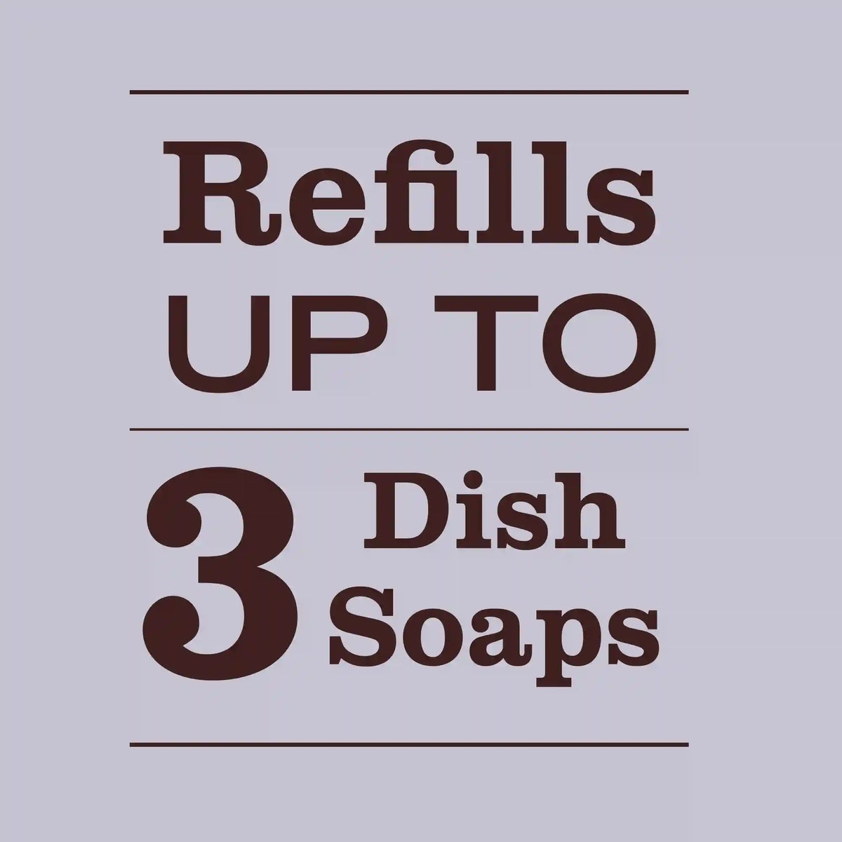 Basil Dish Soap Refill