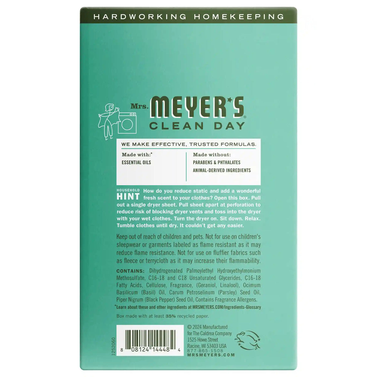 Basil Dryer Sheets