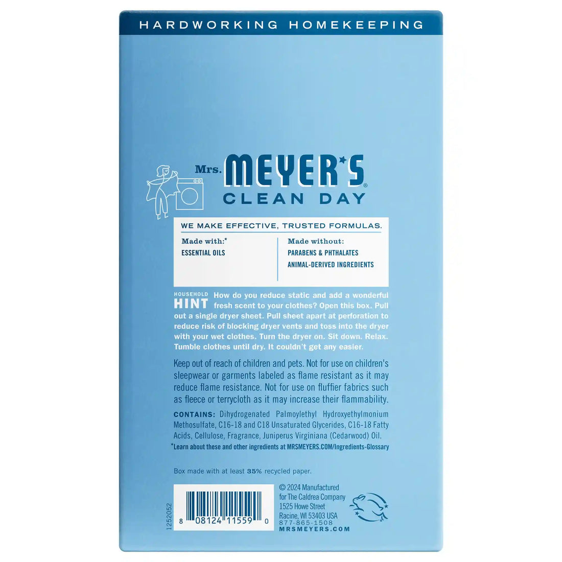 Rain Water Dryer Sheets
